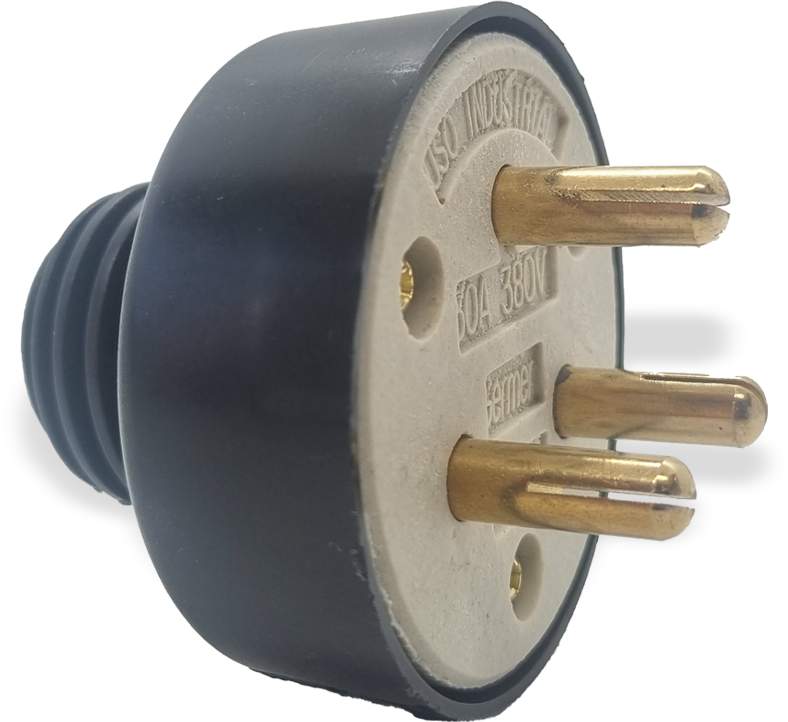 7583 PLUG TRIFASICO 30A / 380V Germer Isoladores
